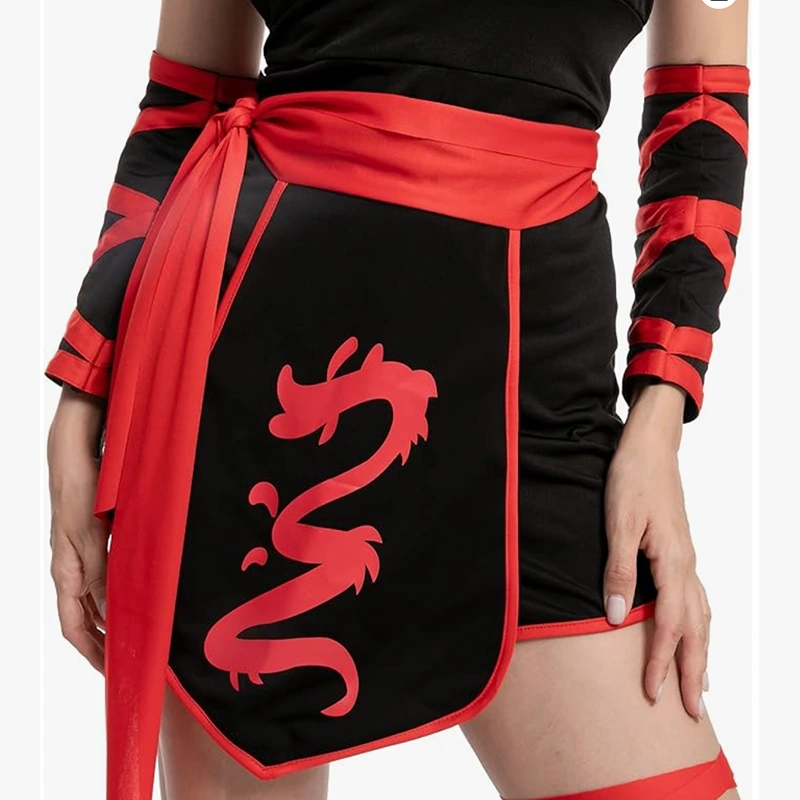 Qu'est-ce qui distingue un costume de ninja haute performance pour femme lors d'événements thématiques ?
