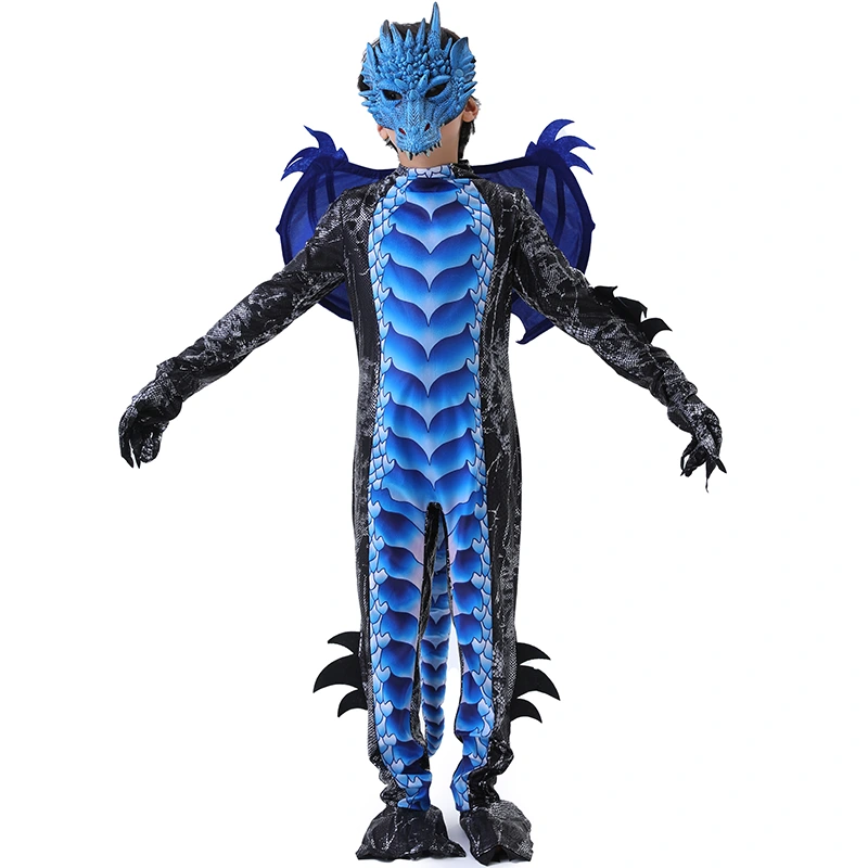 Halloween Parade Kids Dragon Costume With Detachable Wings